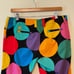 Loudmouth 15 golf shorts black multicolor AOP circle sporty Y2K Vintage cotton