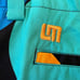 Loudmouth 15 golf shorts black multicolor AOP circle sporty Y2K Vintage cotton