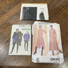Lot of 3 Vintage Vogue Patterns 1987 - 2002