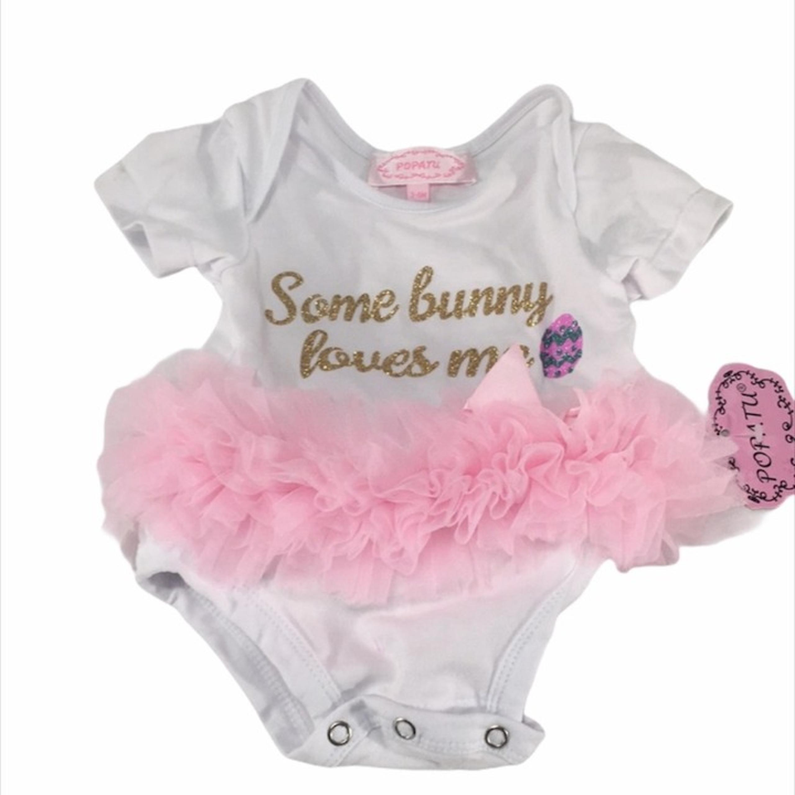 Popatu Tutu Some Bunny Loves Me Onesie