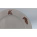 Frankoma Pottery Sportsman Bone White Dinner Plate 10.5 Fish Birds Hunting
