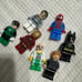 Lego lot of 12 Marvel and DC minifigures