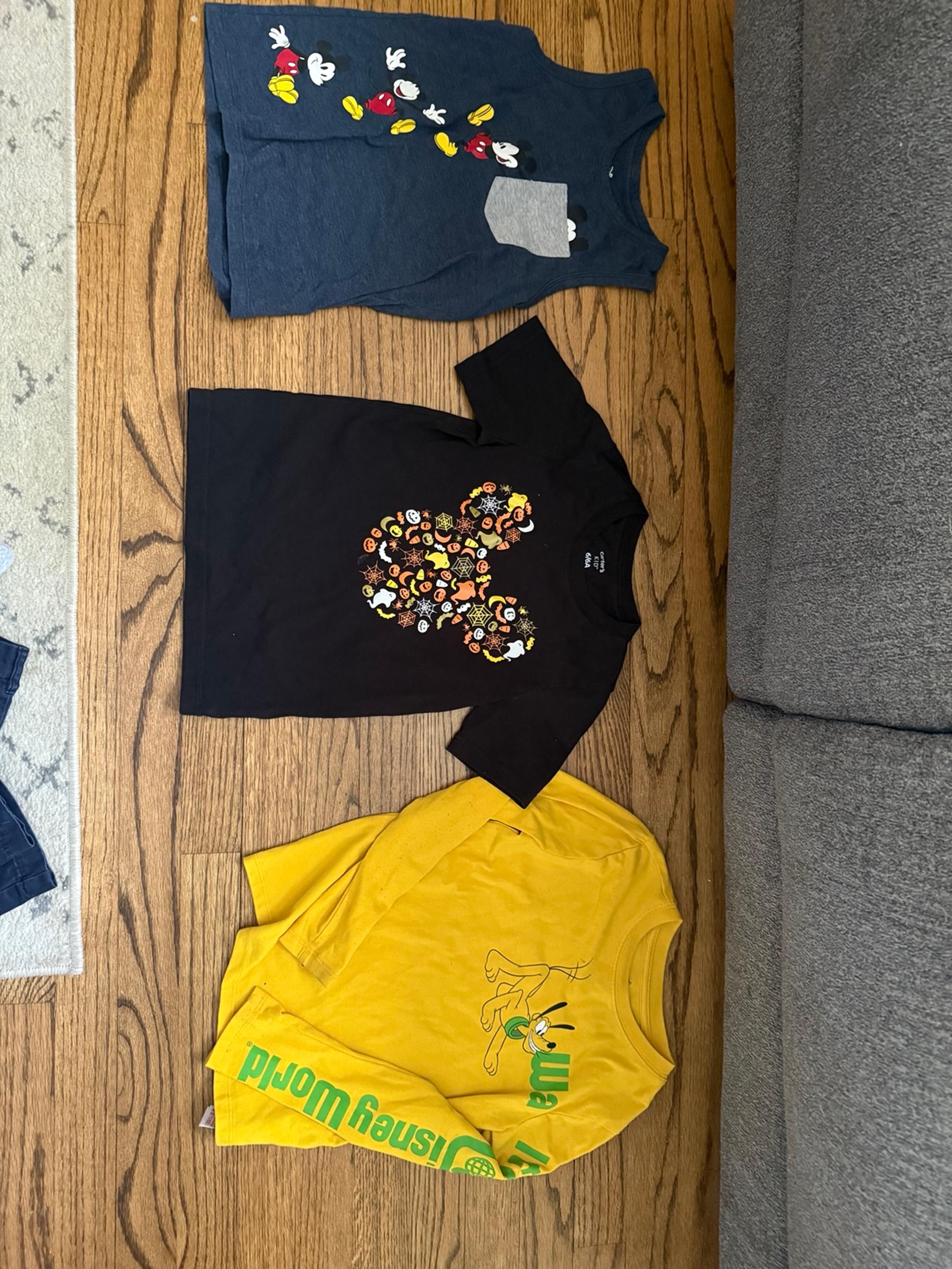 Disney boy shirts size 5-6