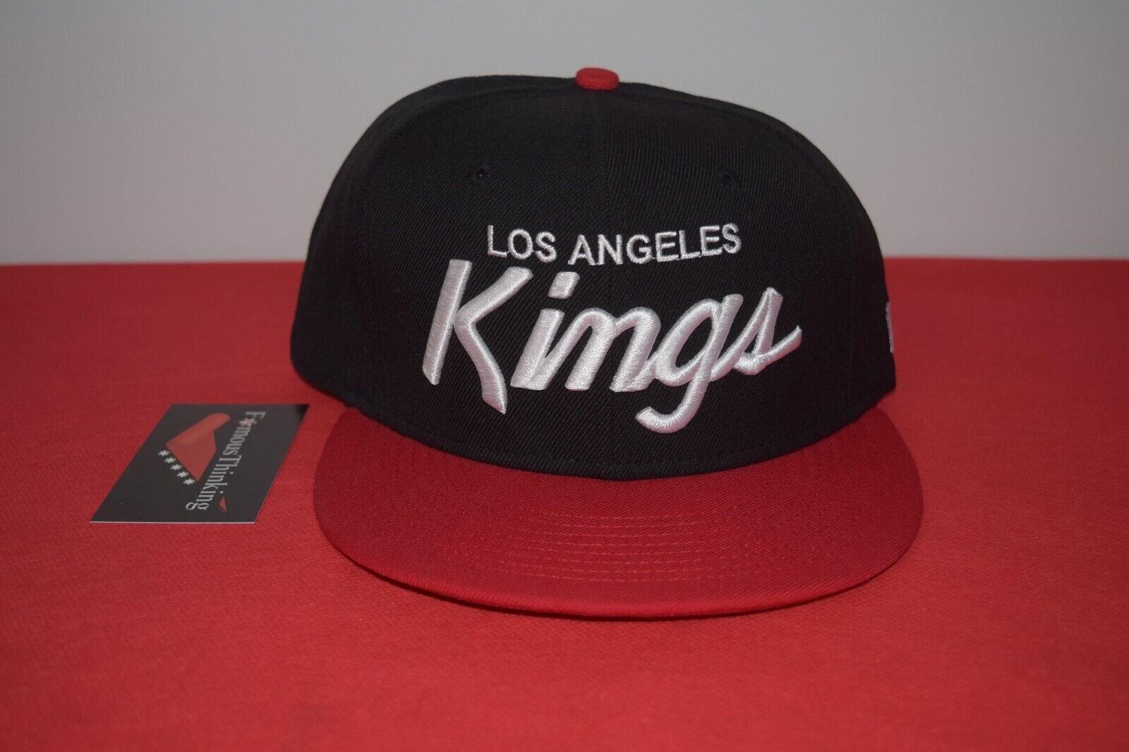 NHL New Era BANNED Los Angeles Kings Fitted Hockey Hat 59Fifty NWA ULTRA RARE
