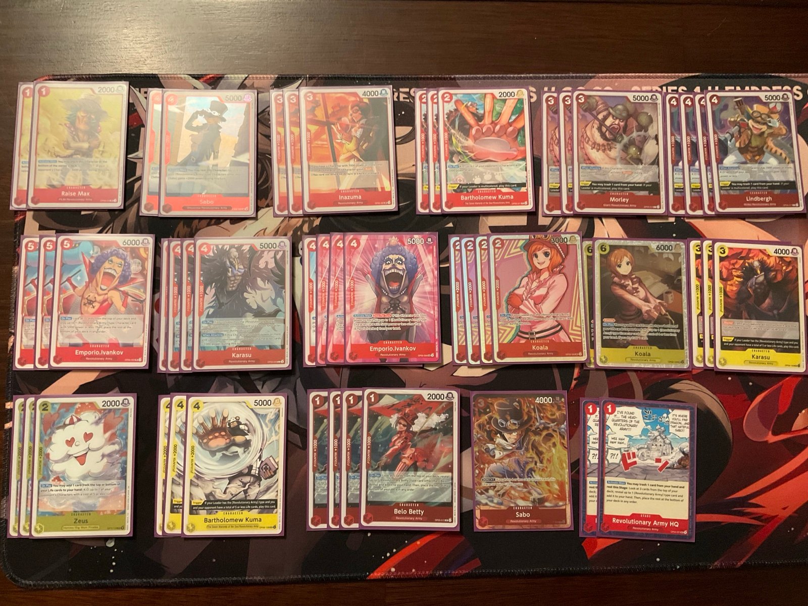 One piece tcg Complete Ready to Play Belo Betty Deck