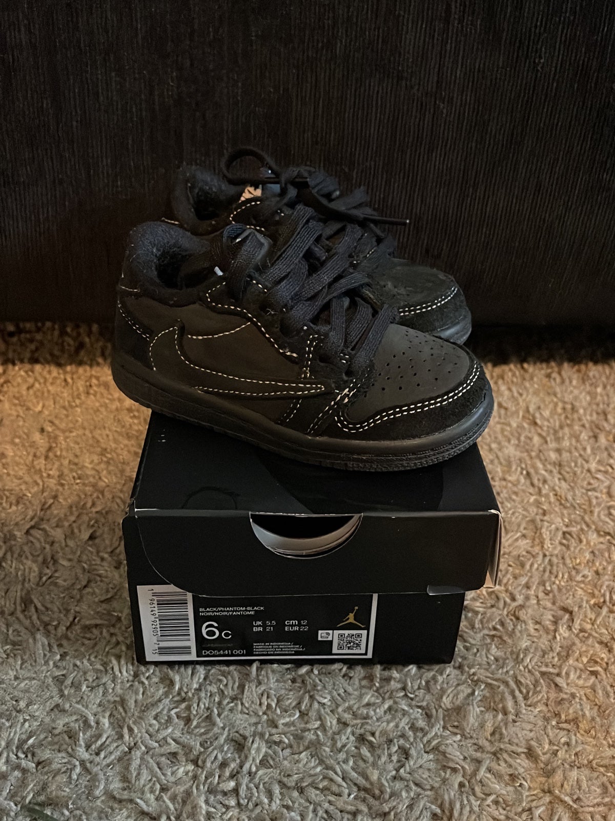Jordan 1 Low OG SP Travis Scott Black Phantom