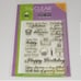 Hero Arts New and Lightly Used Clear Photopolymer Stamp Sets- Flowers~ Birthday~