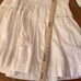 A Loves A White Crochet Balloon Sleeve Ruffle Mini Dress