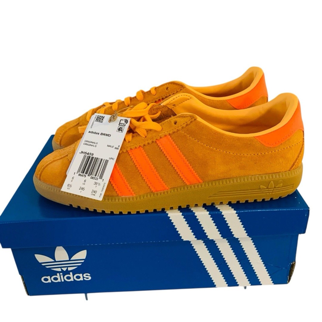 Adidas BRMD Real Gold Solar Orange Athletic Shoes JH5459 Mens 6.5 Womens 8.5 New