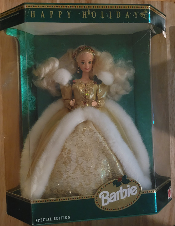 1994 Holiday Barbie Rare Misprint Version
