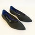 Rothy's The Point Flat Shoes Black Slip On Knit Ballet Washable Women's 8.5
