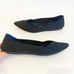 Rothy's The Point Flat Shoes Black Slip On Knit Ballet Washable Women's 8.5
