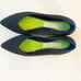 Rothy's The Point Flat Shoes Black Slip On Knit Ballet Washable Women's 8.5