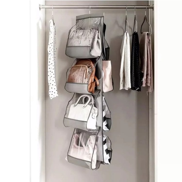 Hanging Purse Organizer Nonwoven Handbag