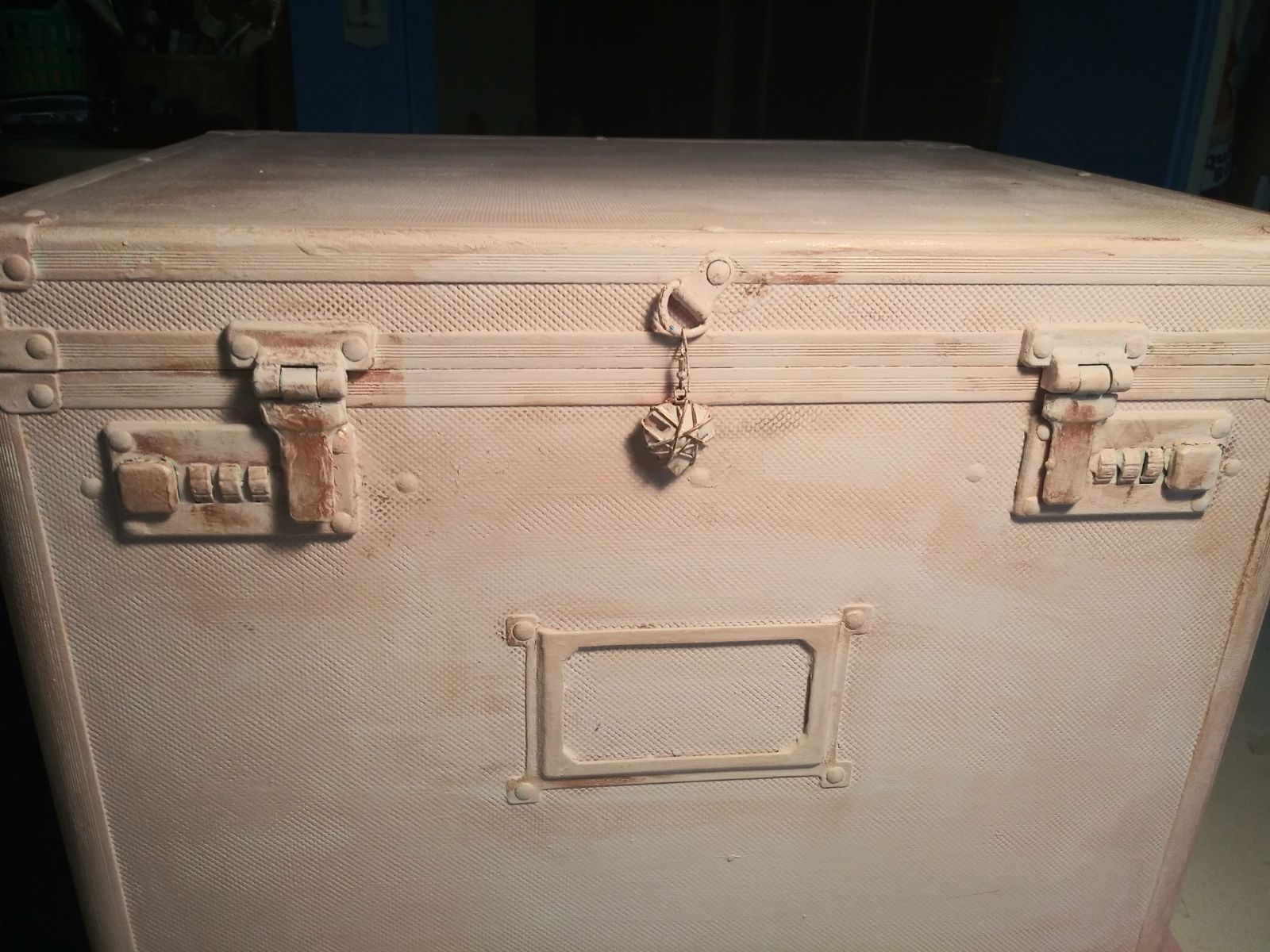 Redone file box. Shabby chic style