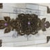 Vintage Jo Marz First Edition Tessellated Butterfly Trinket Box Bone Brass