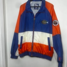 Vintage 90s Florida Gators Pro Player Embroidered Jacket Full Zip Large VTG