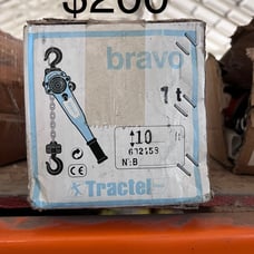 Bravo Tractel 10’ 1T Lever Hoist
