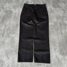Vintage Y2K Tonal Black Baggy Grunge Opium Essential Dress Pants