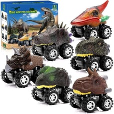 Kids Toys Pull Back Dinosaur Toys Year Old Boy Toys 6 Pack Toddler Car Toys