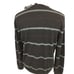 NWT Banana Republic Sweater Mens Merino Wool Navy V-Neck Striped Pullover Sz L