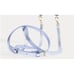 Bandolier Willa/donna silver metallic leather crossbody /belt/strap NIP NWT