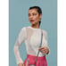Bandolier Willa/donna silver metallic leather crossbody /belt/strap NIP NWT
