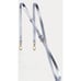 Bandolier Willa/donna silver metallic leather crossbody /belt/strap NIP NWT