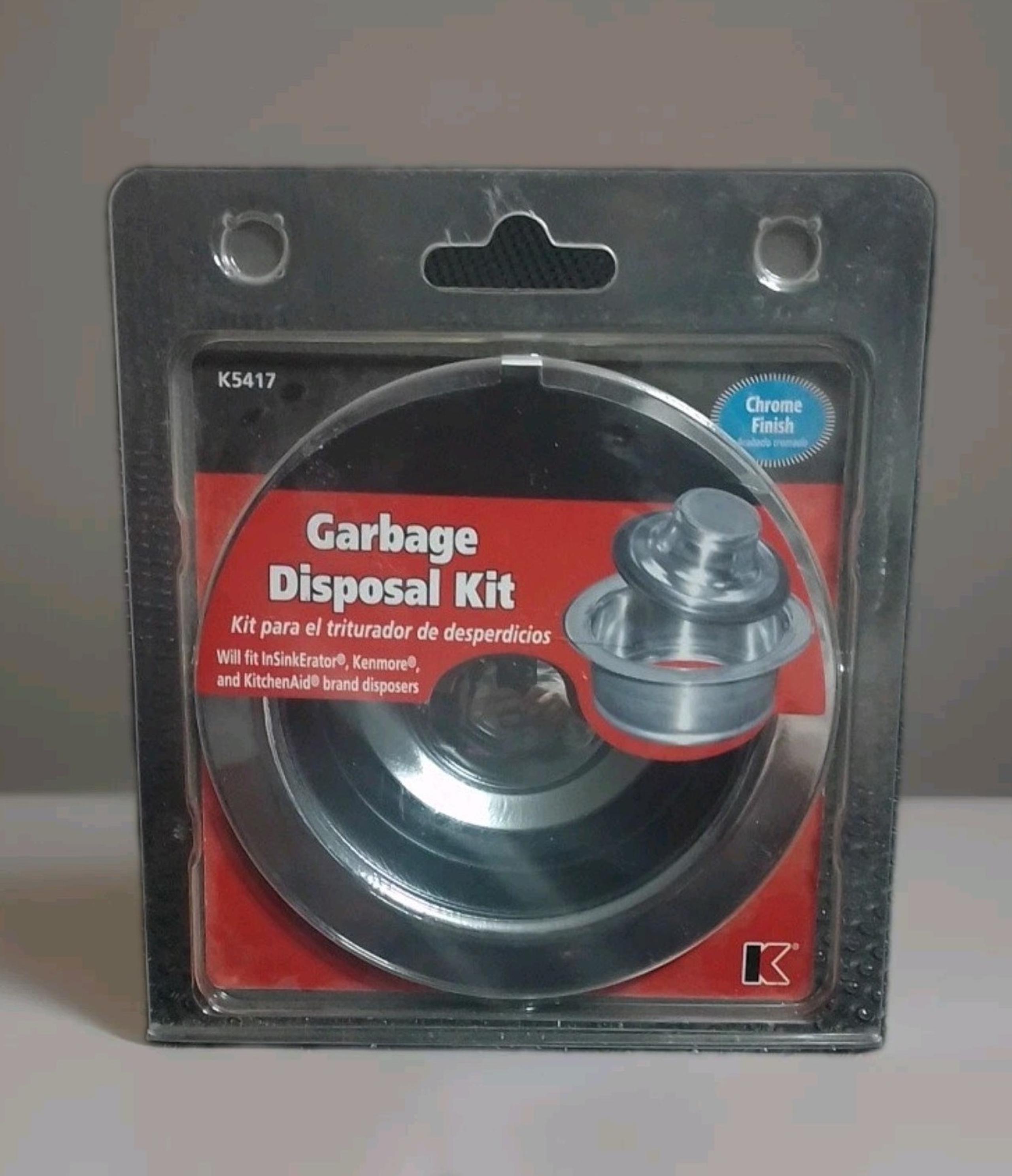Keeney (K5417) Professional Grade Garbage Disposal Flange and Stopper, Chrome