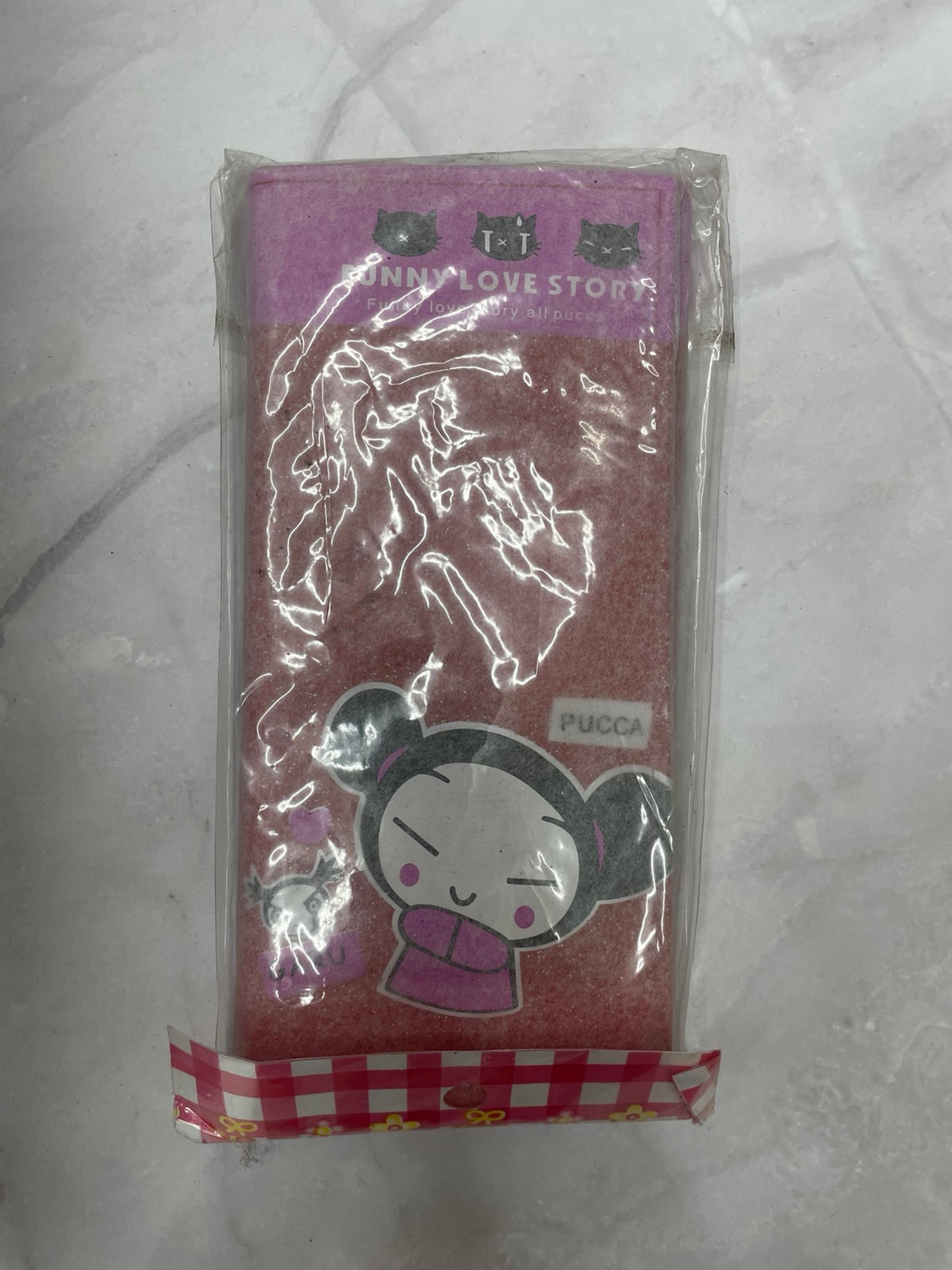 Pucca Long Leather Wallet For Money Coins Accessory