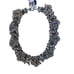 Vintage Rhinestone & Glass Beaded Floral Necklace