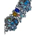 Vintage Rhinestone & Glass Beaded Floral Necklace
