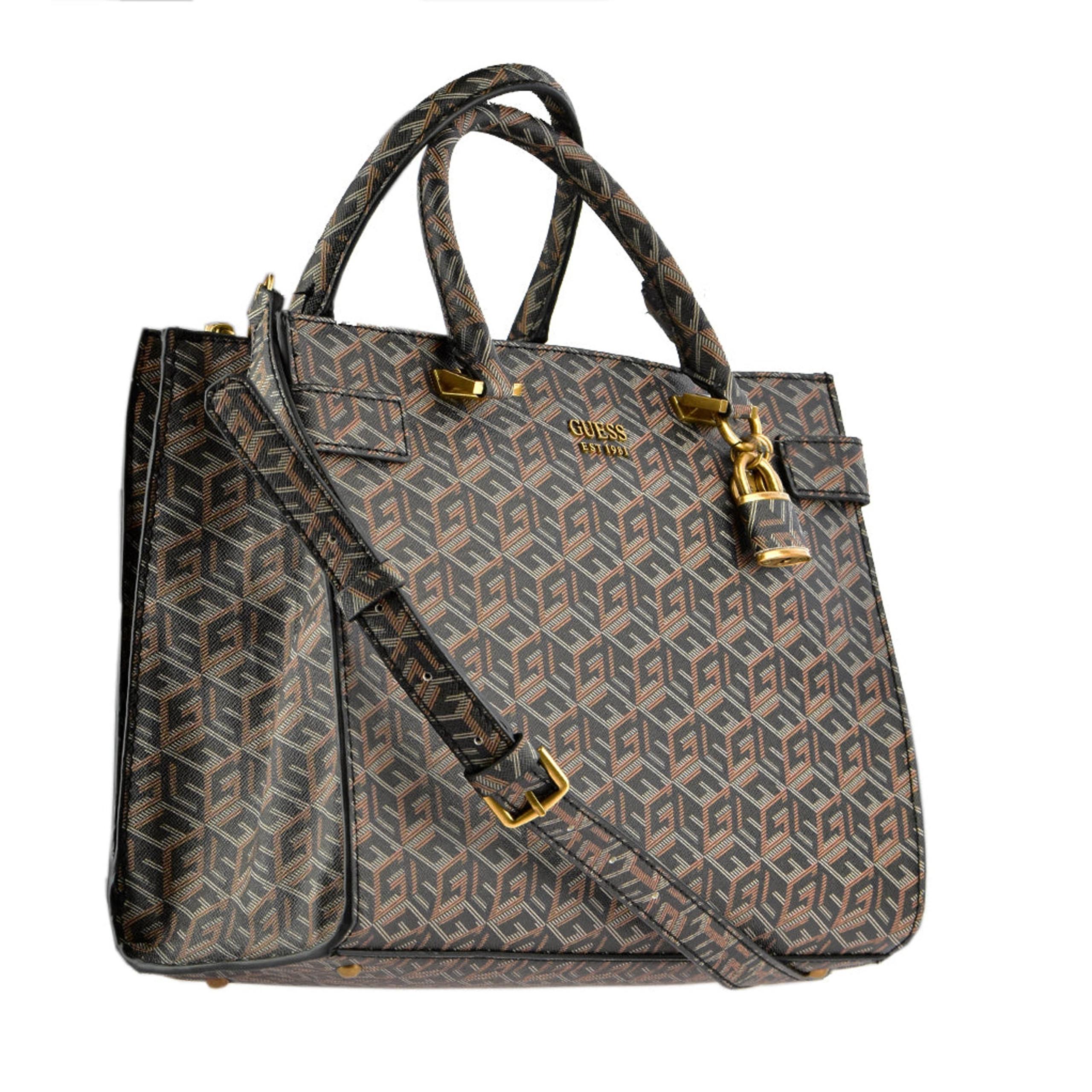 Guess Women Handbags Black (Tote Bag)