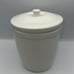 STARBUCKS 2002 Abbey Barista Coffee Canister Cookie Jar White Ceramic 64 Oz