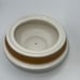 STARBUCKS 2002 Abbey Barista Coffee Canister Cookie Jar White Ceramic 64 Oz