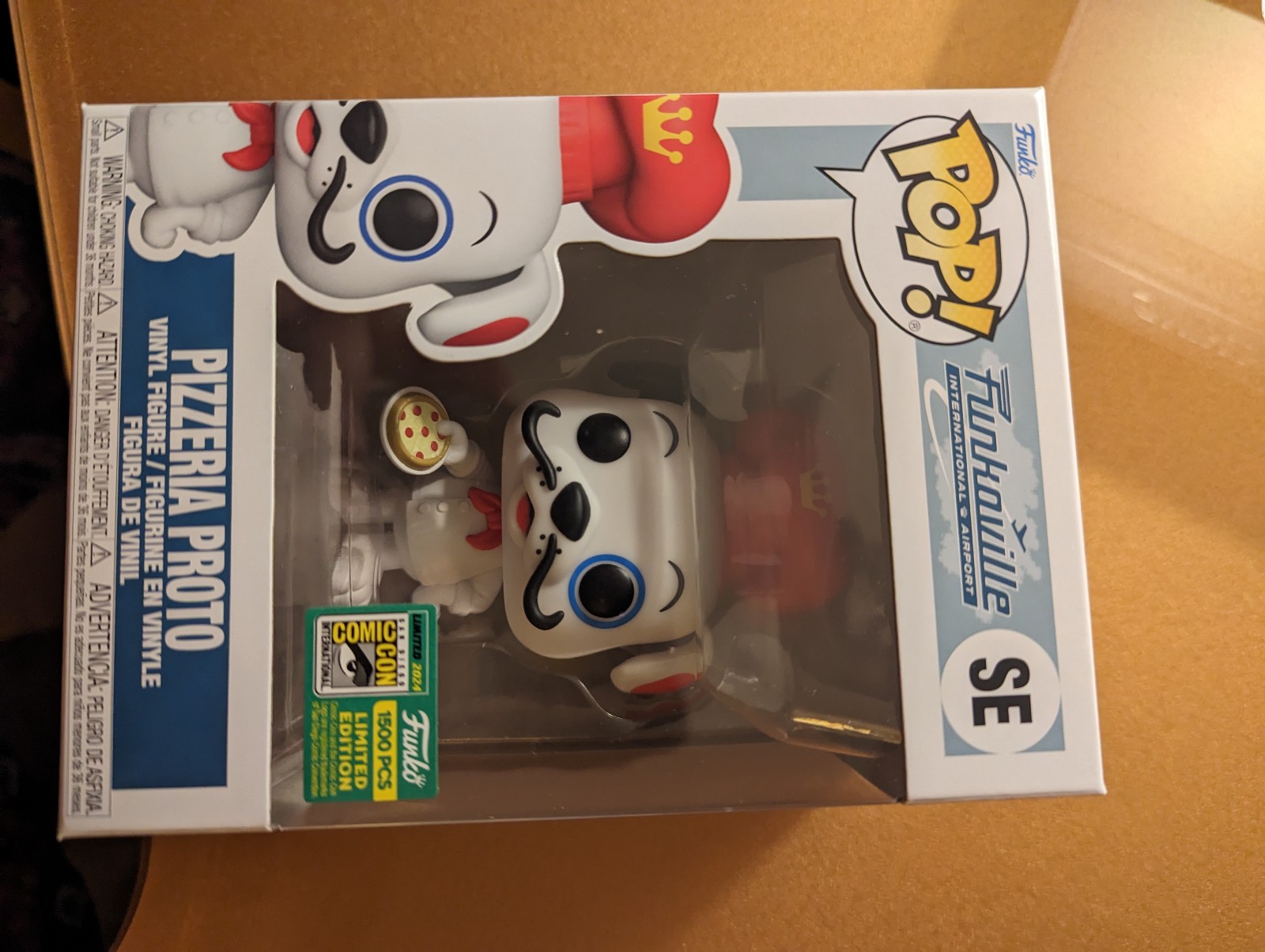 SDCC 2024 *OFFICIAL STICKER FUNKO POP! PIZZARIO PROTO LE 1500 FUNKOVILLE