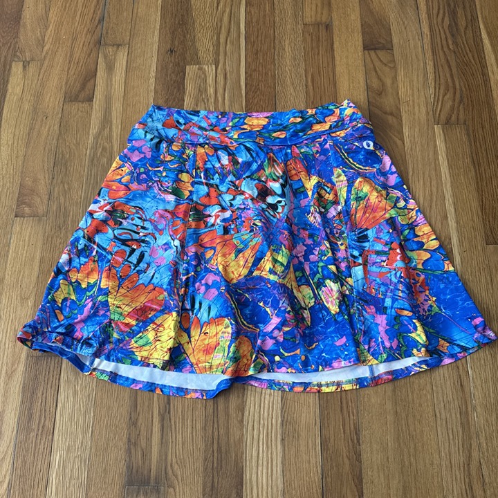 Dona Jo Skort Skirt Women's Multicolor Pickleball Tennis Golf Size 3 XL