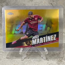 2022 Topps MLS Soccer Josef Martinez Gold Refractor /50 - Atlanta United