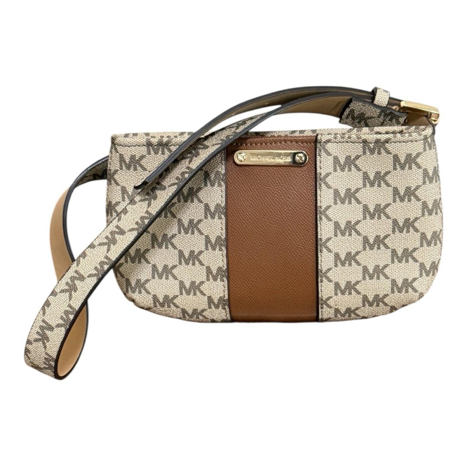 NWOT *AUTHENTIC* Michael Kors Signature Beige Tan Belt Bag! S/M