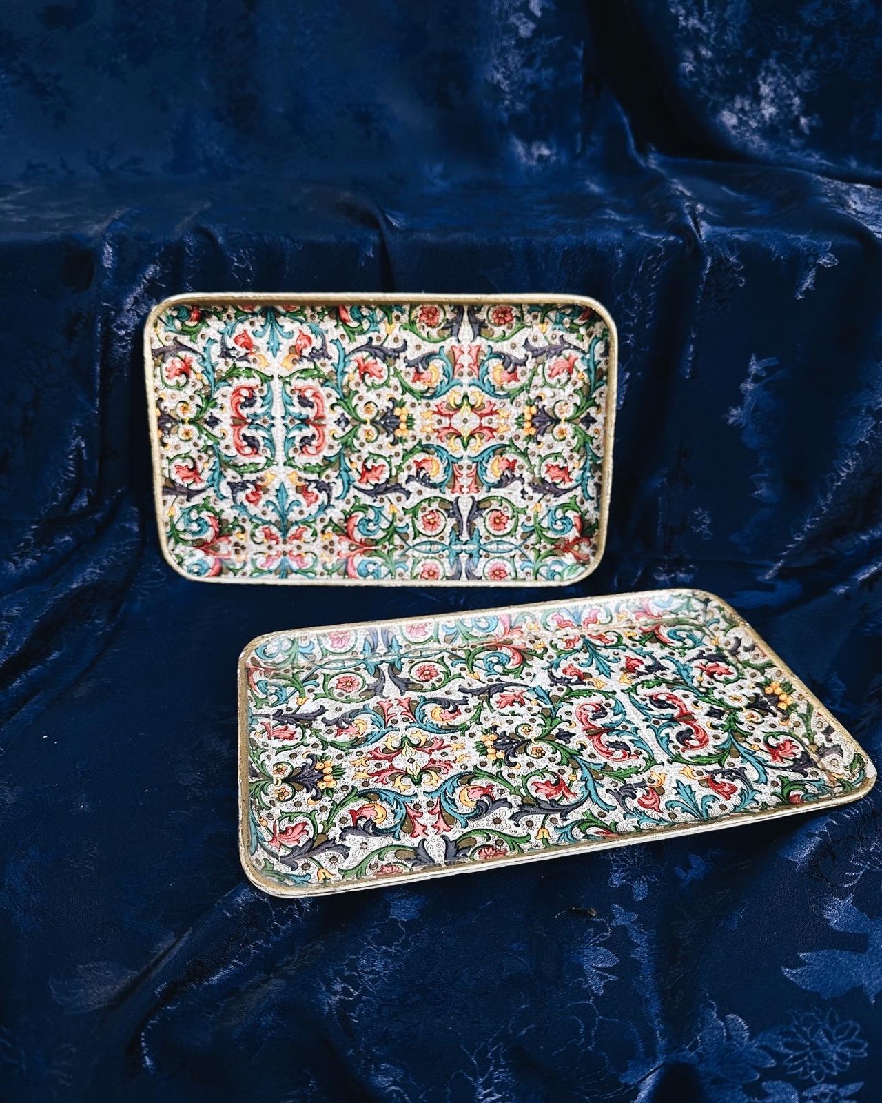 online shop Colorful trays ornate Vintage & collectibles online shop Colorful trays ornate Vintage & collectibles