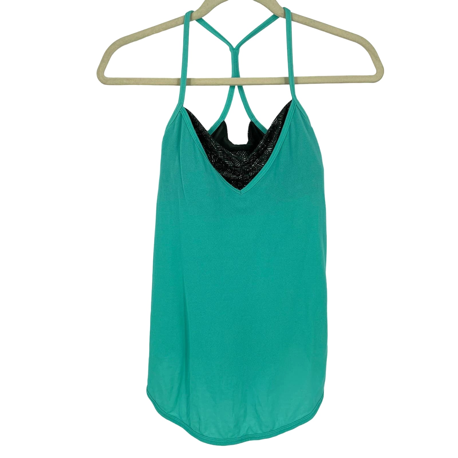 Lululemon Roll Out Bali Breeze Gator Green Jazzy Tank Size 4