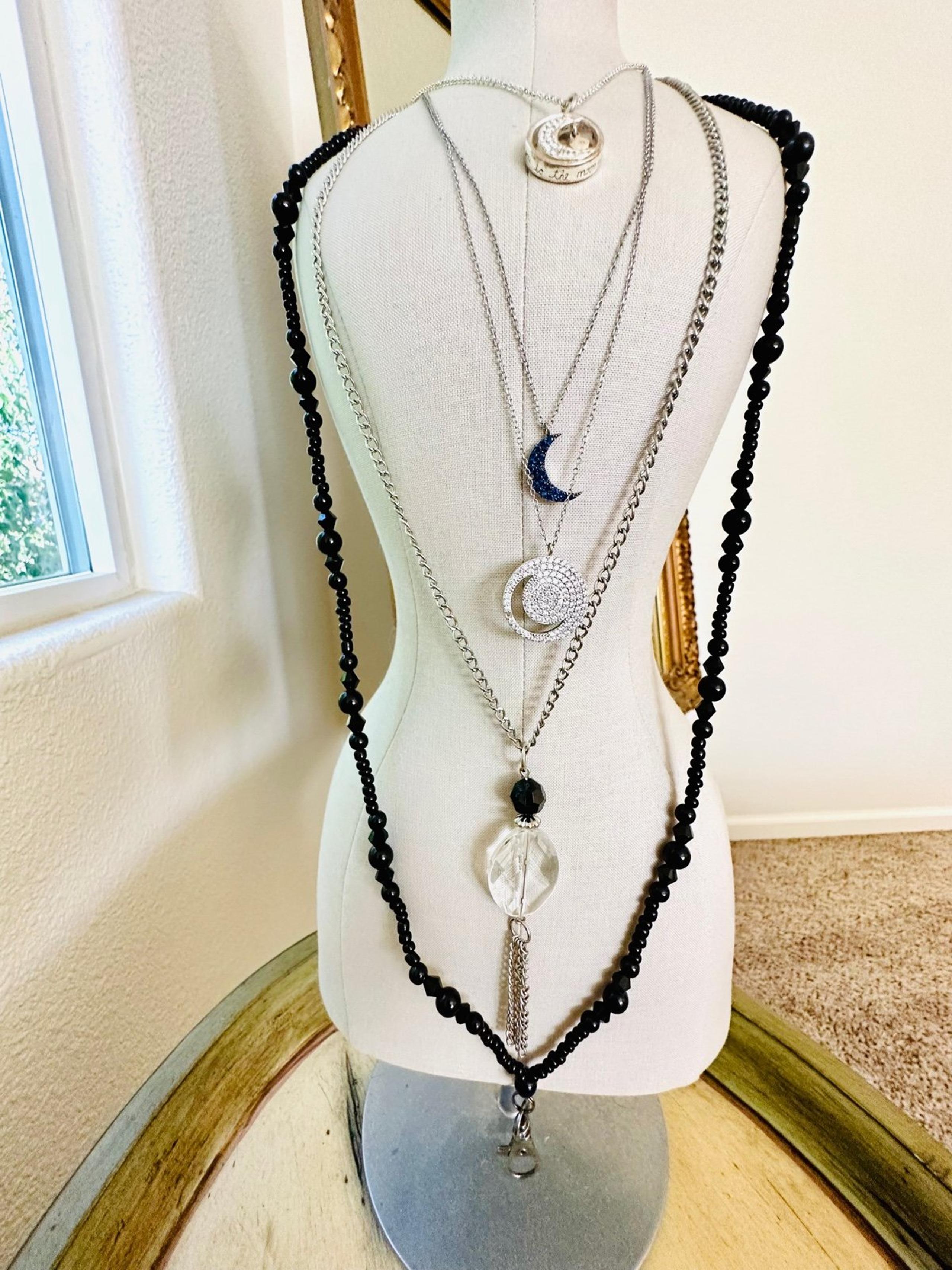 Moon necklace jewelry lot