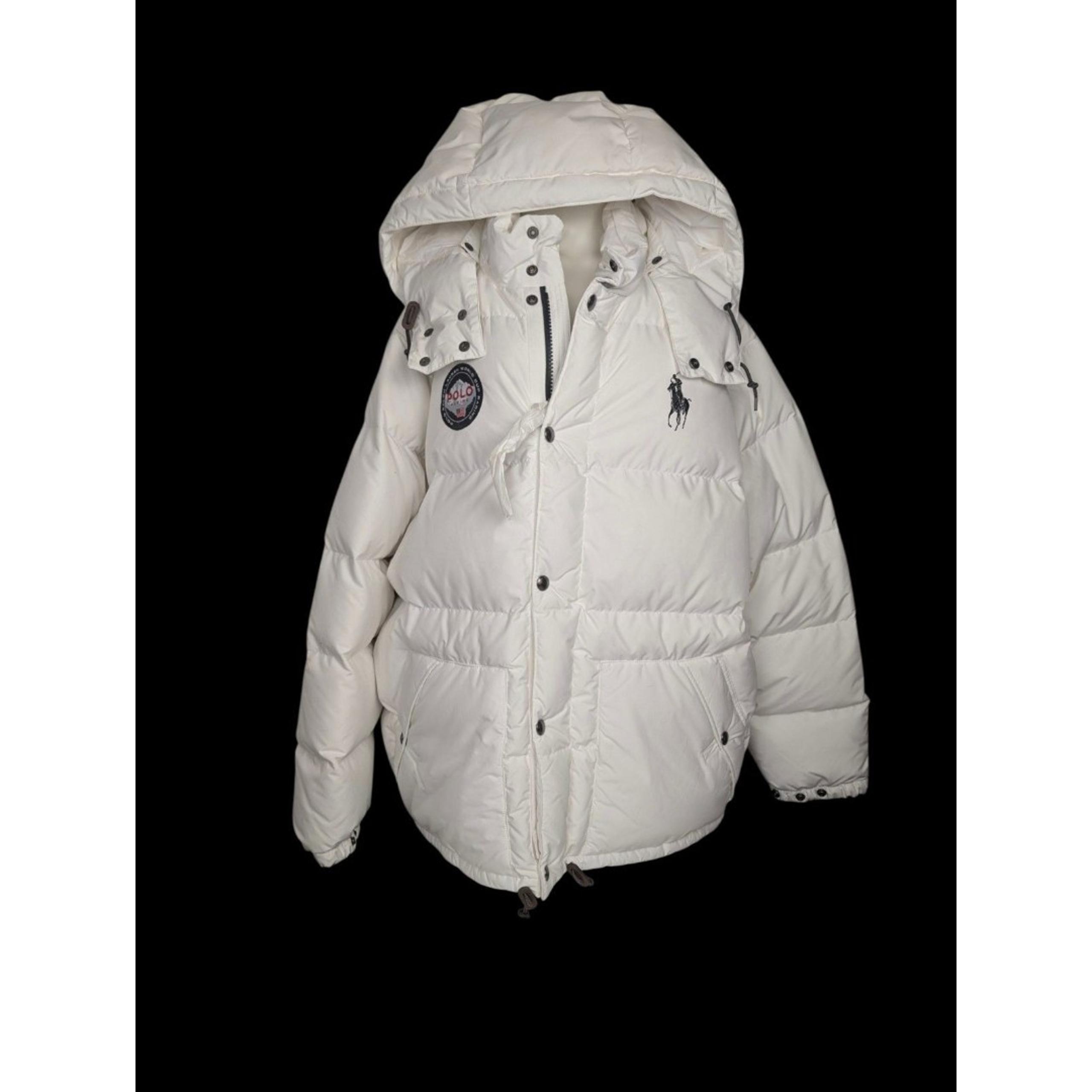 NWOT Polo Ralph Lauren Men's Alpine World Cup Racing Down Hooded Puffer White