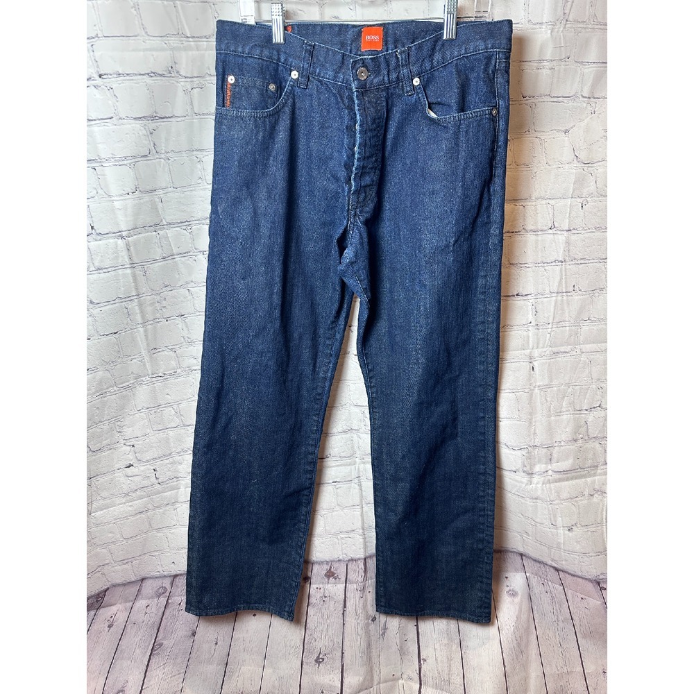 Hugo Boss Denim Jeans Dark Wash Casual Pants Menswear 34x30