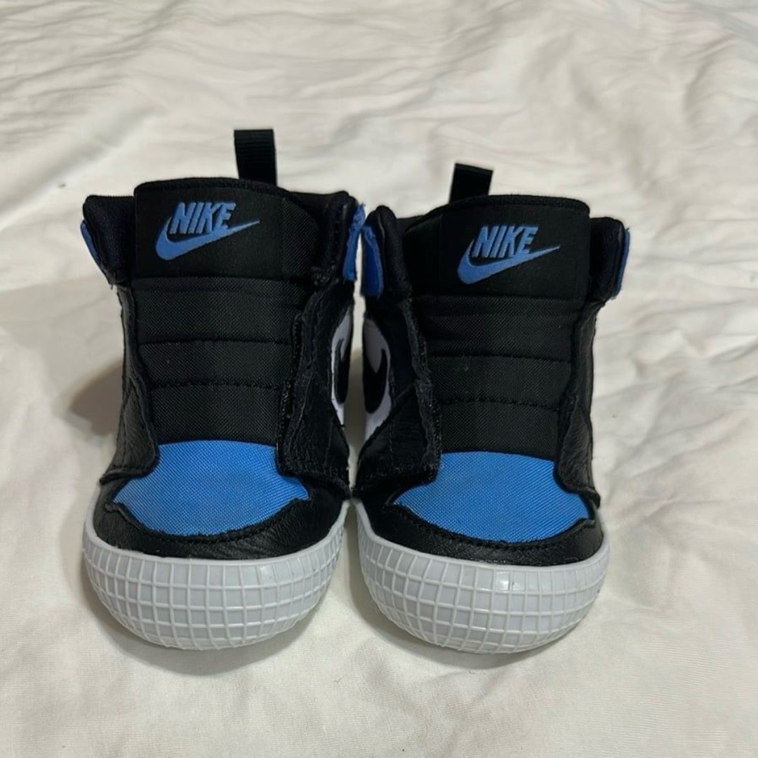 EEUC NIKE AIR JORDAN 1 RETRO UNC TOE TODDLER CRIB SHOES! 4C