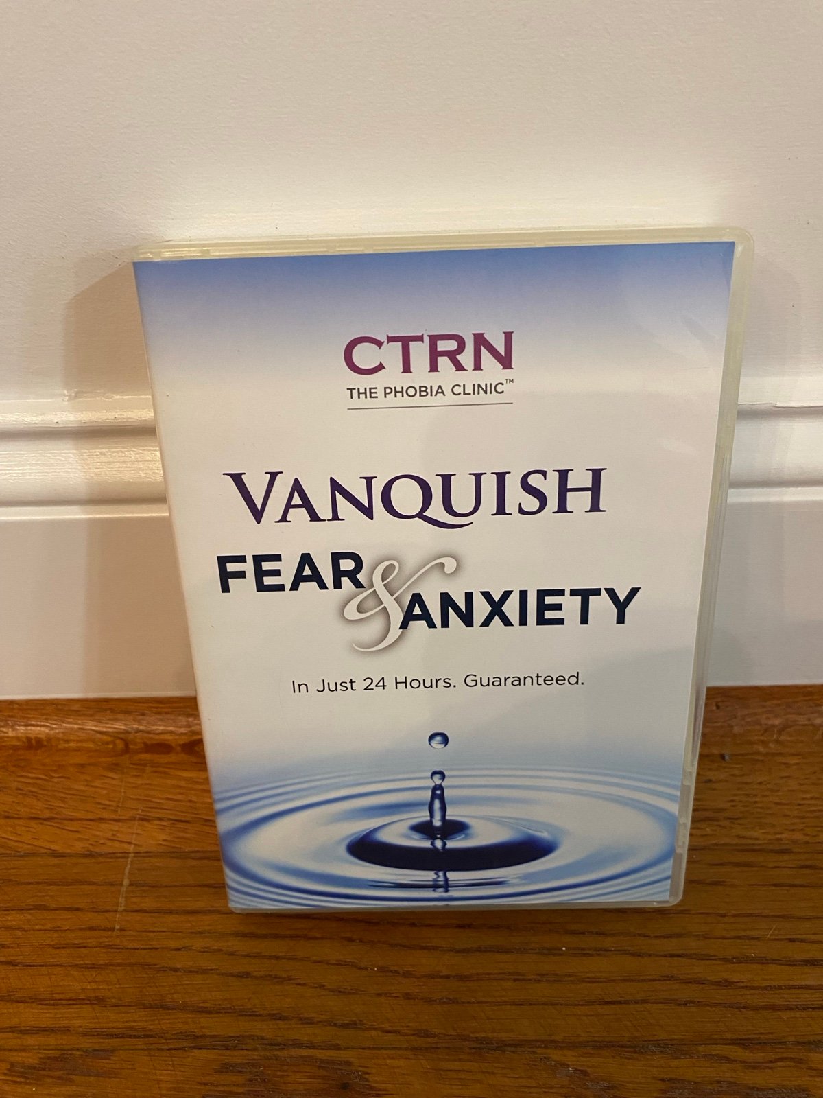 CTRN The Phobia Clinic Vanquish Fear & Anxiety 3-Disc Audiobook Set W/ Manual