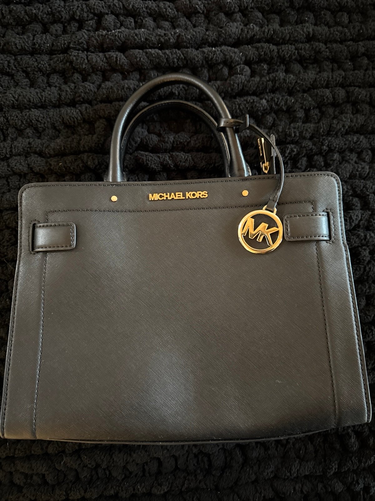 Black Michael Kors handbag bag
