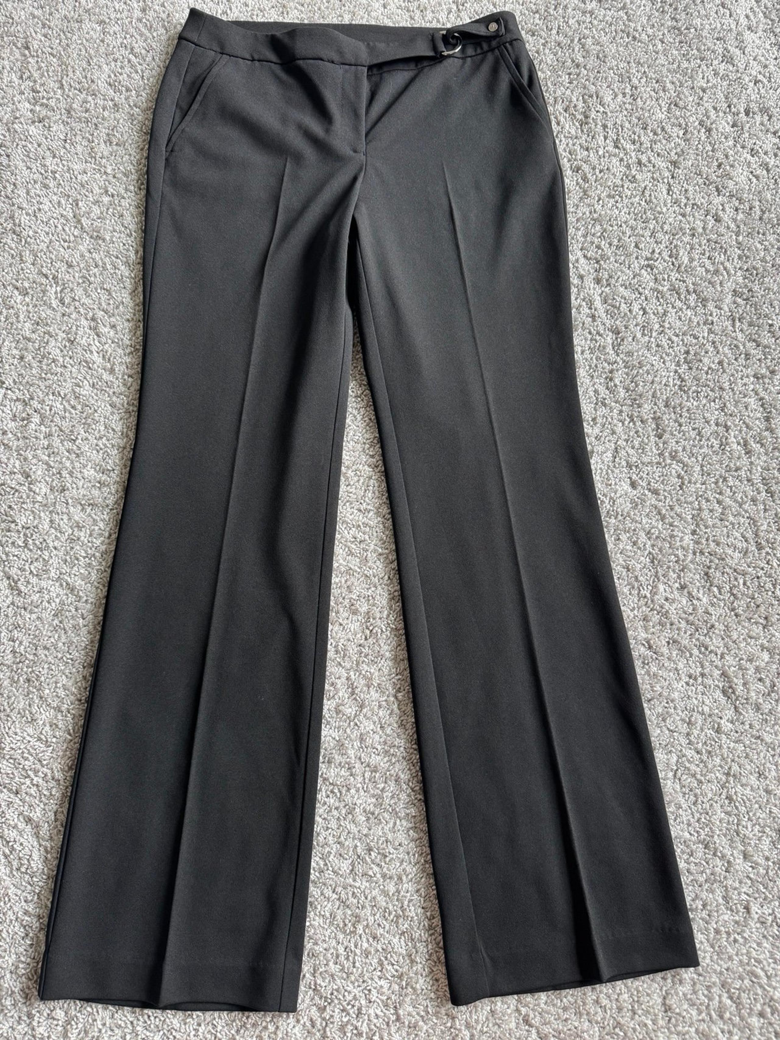 Nine West Classic Straight Leg Black Dress Pants Sz 4