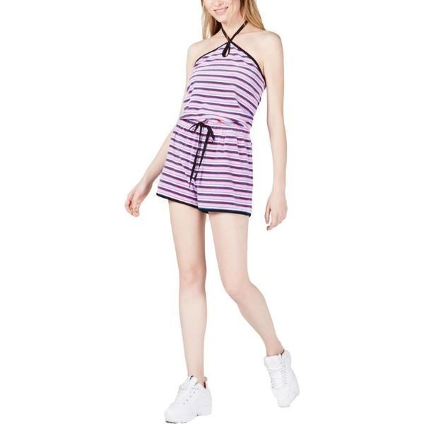 Juicy Couture Black Label Women's Juniors Velour Halter Romper NWT Small