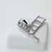 925 Sterling Silver Plated CZ Pendant, INUS1BR005